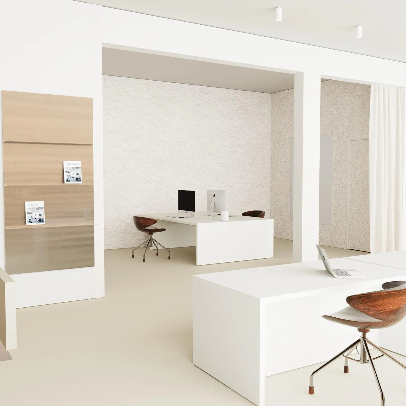 BENCHMARKED office in Cologne: workspace with desk and chair