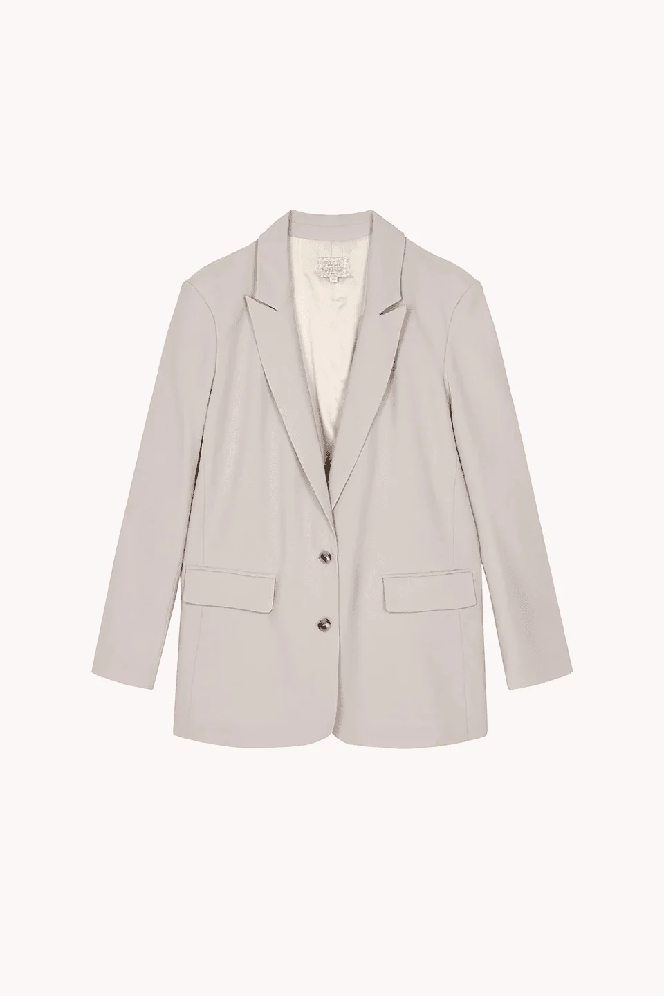 Light beige fitted blazer