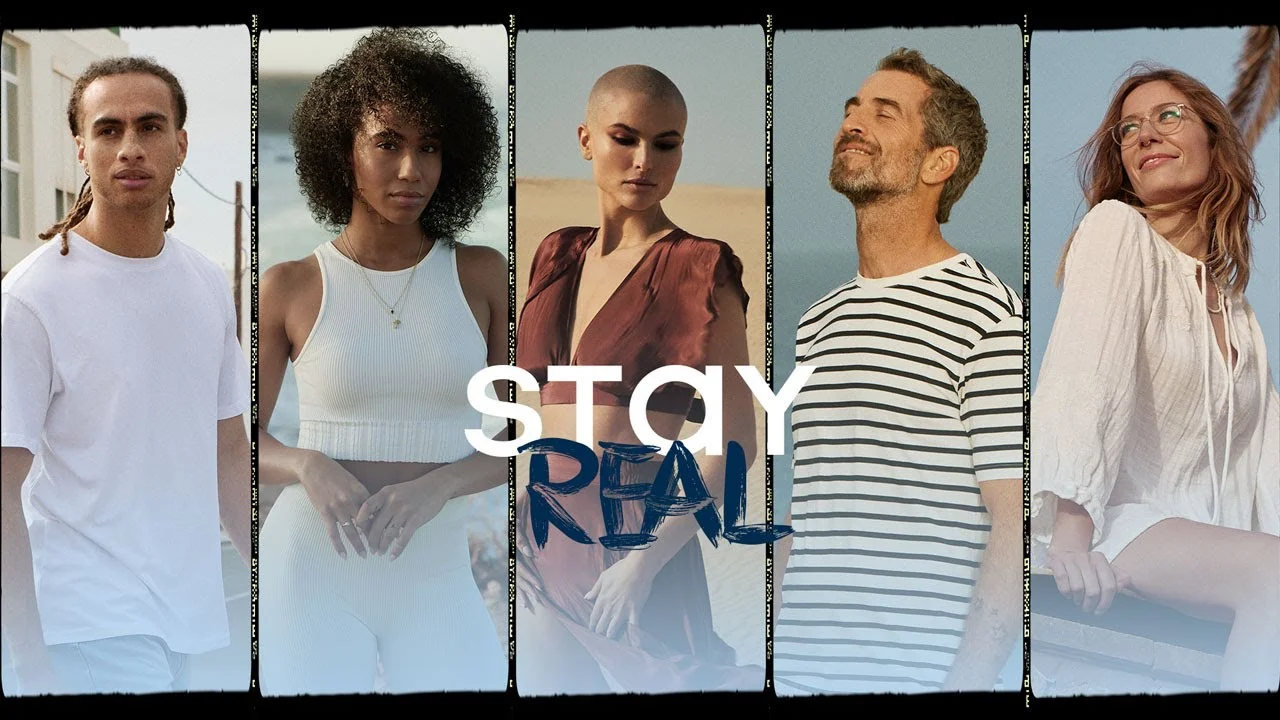 Still from the STAY REAL film with its five protagonists.