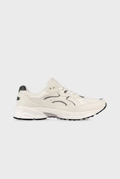 Cream-colored sneaker